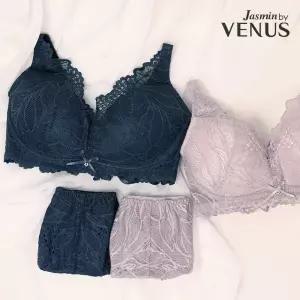 [비너스 인기 여성속옷 100종] 노와이어 브래지어 햄팬티 심리스 스포츠 브라 레이스 홑겹 풀컵 외