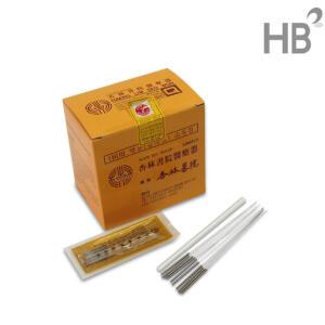 행림 프리미엄 두쌈용 스프링침 100쌈 (1000pcs) 1봉20pcs포장 일회용침 멸균침 한방침