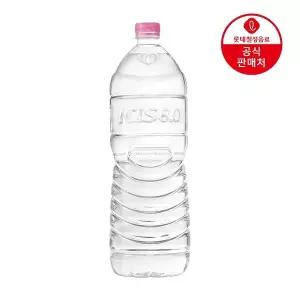 [단! 한 박스도 무료배송] 롯데 아이시스8.0 무라벨 2.0L 6펫