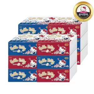 산리오 헬로키티 뽑아쓰는 팝업티슈 골드 110매 3개입x4팩