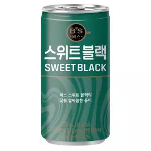 비스 스위트 블랙 175ml x 90캔 캔커피 음료수