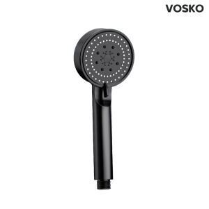 보스코 5단 샤워기 블랙 V-122 샤워헤드 수압조절 경량 욕실 공기분사 절수