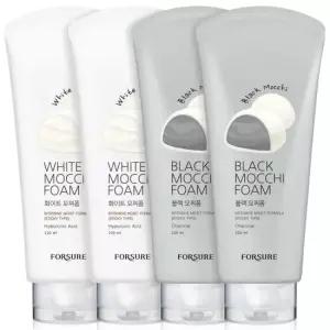 포슈어 모찌 클렌징폼 화이트2개+블랙2개 220ml /총 4개
