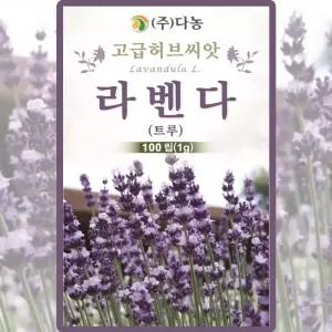 산들마켓 라벤다 씨앗 100립 라벤더 트루 꽃씨 허브 종자
