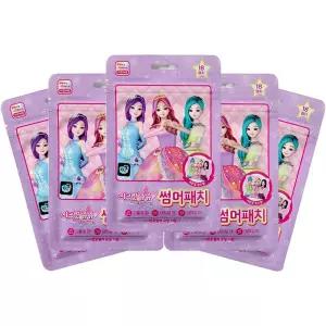 시크릿쥬쥬 썸머패치 18패치x5개/밴드/패치/팔찌/천연향 핑크퐁 브레드이발소 헬로키티