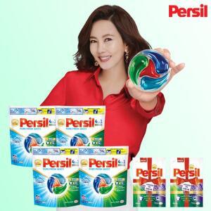 [NS홈쇼핑](일반/드럼 겸용)뉴퍼실 디스크 실내건조 26개입X4팩+라벤더젤 300mlX2팩..