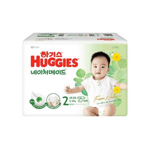 하기스네이처메이드 밴드형기저귀 2단계공용 58매 3팩