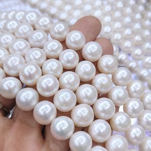A등급 10mm 화이트 담수진주 팔찌 DIY 목걸이재료 천연진주 비즈재료