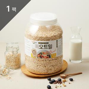 [라이트잇] 바로먹는 퀵 오트밀 2kg (통) 1팩