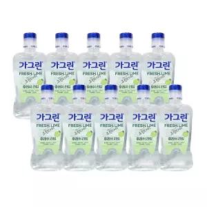 가그린 후레쉬 라임 구강청결제 750ml x10개
