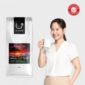 커피원두 1kg 케냐AA 블렌드 아라비카 100% 맛있는 달콤한 산미있는 원두 홀빈 커피콩