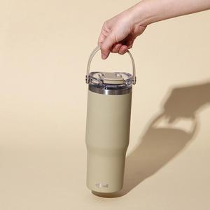 대용량 손잡이 텀블러 900ml / 스텐304 보온 보냉 이중진공 캠핑 차량용