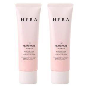 헤라 UV 프로텍터 톤업 SPF50+ 50ml x 2개 선크림 톤업썬크림