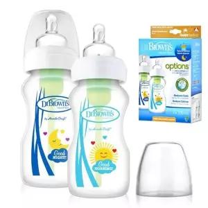 [닥터브라운] 햇님 달님 젖병 270ml 트윈팩 (한정판)
