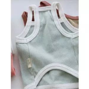 고품질 강아지 곰세마리 나시티 민트 2XL 1P 여름 티셔츠 애견나시티 (WFHZYBY)