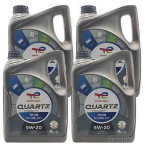 토탈 쿼츠 7000 퓨처 GF7 5W20 4L x 4개 1박스 16L 가솔린 LPG 전용 엔진오일 (SQ 업그레이드 신제품) STD