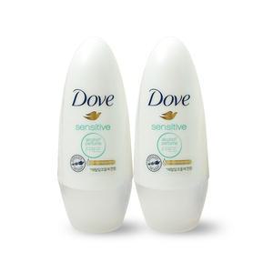도브 데오드란트 롤온 센서티브 40ml x2개