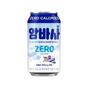 암바사 제로 밀크소다 캔 345ml X 24개