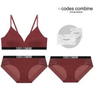 [롯데백화점]코데즈컴바인 이너웨어 [선물포장]플렉서블노와이어[브라1+팬티2]CDWBRBP913MR2