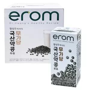 이롬 황성주박사의 국산 약콩두유 무가당 190ml x 16입