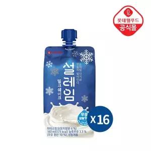 [NS홈쇼핑][롯데] 설레임 밀크 16개 세트[35217445]