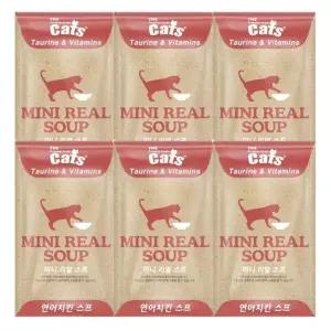 고양이 습식 간식 연어 치킨 40g 6P 주식 파우치 스틱 (WFG1JFM)