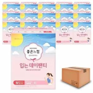 [좋은느낌] 좋은느낌 입는 데이팬티 팬티형생리대 중형 4Px16팩(1박스)