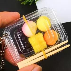 도시락 음식 키링 과일 미니어처 키링 만들기 diy 열쇠고리 음식키링 (WFIB4KH)