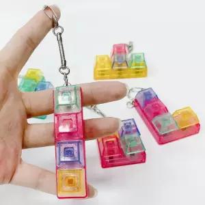 TOY7 피젯토이 키캡 푸쉬업 테트리스 딸깍이 키링 랜덤발송