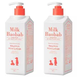 밀크바오밥 베이비앤키즈 데일리 보습 순한 마일드 로션 2개 500ml