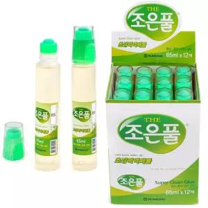 (65ml)(12개입) 조은풀 액체풀/물풀/액상/공예풀/한지/초등/학생/만들기/유치원/미술/재료/유아/어린이집