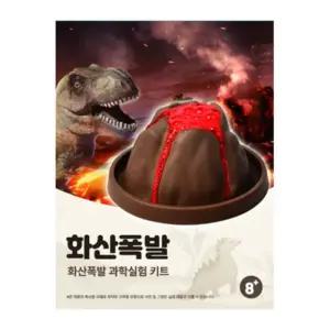 스팀 과학교구 화산폭발 실험세트_교구/분출/키트/만들기/유치원/어린이집/체험/교육용/기구/관찰/수업