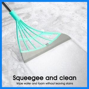 1/2개 실리콘 매직 고무 빗자루 손 먼지 제거 빗자루 가정용 바닥 청소 스퀴지 와이퍼 화장실 욕실용 빗자
