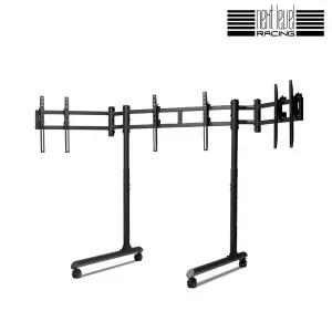 [넥스트레벨레이싱]NEXTLEVEL RACING Round Tube Freestanding Triple Monitor Stand 트리플 TV스텐드(N...