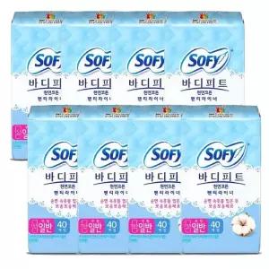 쏘피 바디피트 천연코튼 라이너 일반 40개x 8팩 코스트코 코와샵2602