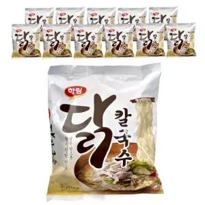 하림 닭칼국수 117g 12개