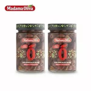 마다마올리바 피티드 블랙레치노 오레가노 앤 베이비칠리 300g X 2개