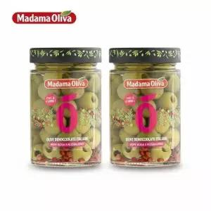 마다마올리바 피티드 그린올리브 핑크페퍼콘 앤 로즈마리 300g X 2개