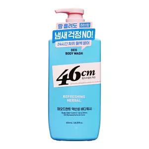 엘지 46cm 체취솔루션 약산성 데오드란트 바디워시 리프레싱 허벌향 600ml 1개 샤워