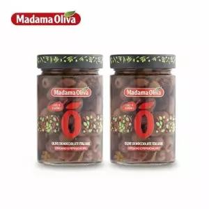 마다마올리바 피티드 블랙레치노 오레가노 앤 베이비칠리 300g X 2개