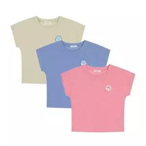 [보리보리/아가방]하퍼골지반팔티(BEIGE,BLUE,PINK)_01S351008