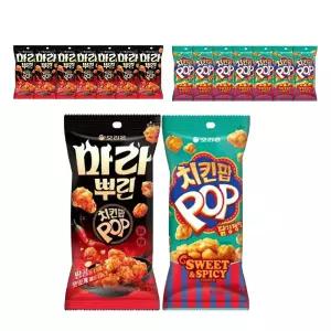 오리온 마라뿌린 치킨팝 60g,+ 치킨팝 닭강정 65g 각8개 (총16개)