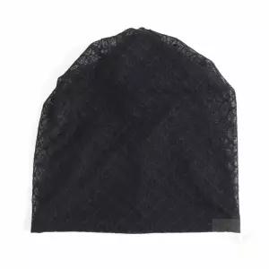 JDSTORE 스카프 비니 세트 망사두건 레이스비니 여성넥워머 머리두건