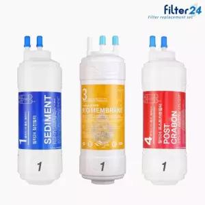 코웨이 CPI-6500L 정수기필터 호환 전체세트 [6인치 1+1+1 RO역삼투압]