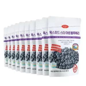 스타 야생블루베리 동결건조 과일칩 30g x10팩