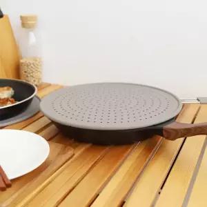 음식 조리 기름튐방지 프라이팬 실리콘커버 덮개 30cm/캠핑/가스버너/가스레인지/가림막/기름/튐/방지