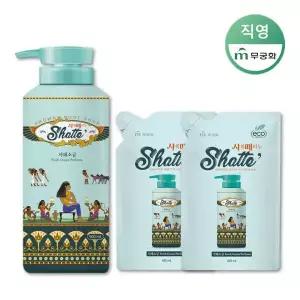 [NS홈쇼핑]무궁화 샤워때비누 900ml 1개 + 450ml 리필 2개 (사해)[35516831]