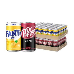 닥터페퍼 제로 190ml, 30개 + 환타 제로 파인 190ml, 30개