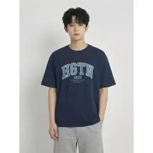 [행텐주니어]행텐틴즈 로고 빅 레터 반팔 티셔츠_네이비14570-031-405-31-097_SC