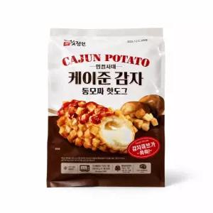 명랑핫도그 케이준 감자 통모짜 960g, 1팩 (8개입)